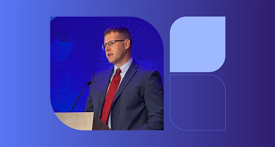 Michael Keiser, PharmD, MBA, director of specialty clinical solutions at Prime, speaks at AMCP Nexus 2025