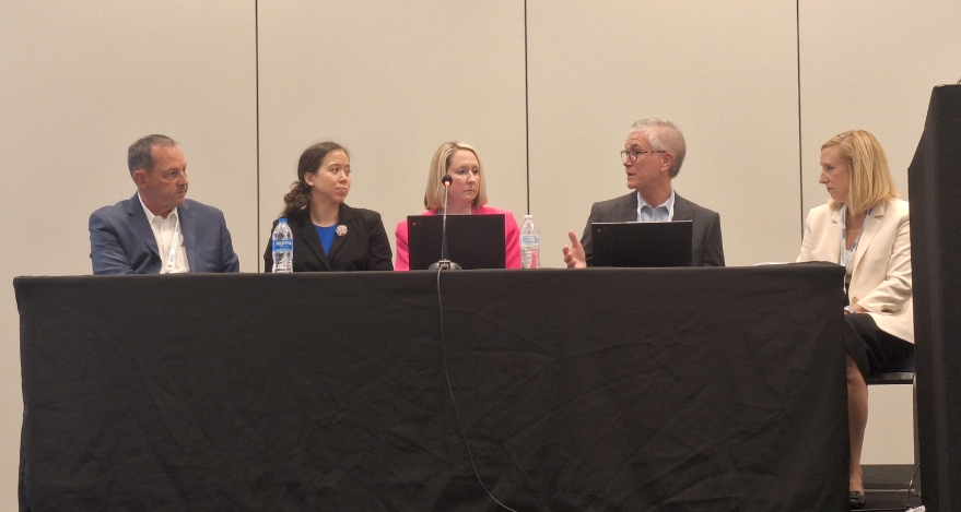 From left to right: Doug Brown, Amber Small, Tina Hawkins, Dave Rice and Jami Snyder at MESC 2024.