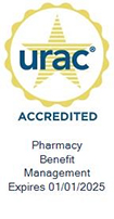 urac Accreditted Pharmacy Benefit Management Award Image with Logo
